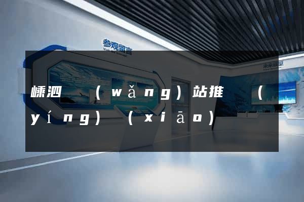 嵊泗縣網(wǎng)站推廣營(yíng)銷(xiāo)