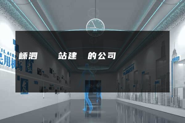 嵊泗縣網站建設的公司