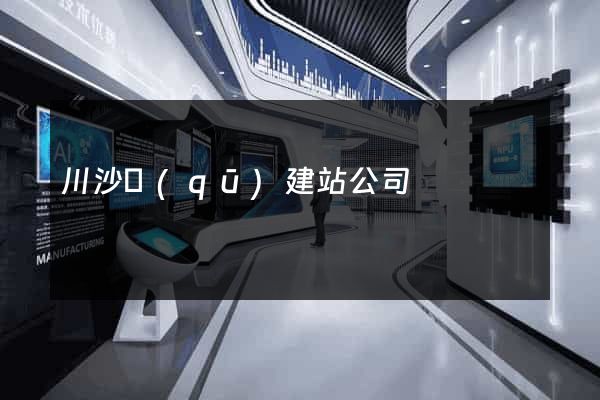 川沙區(qū)建站公司