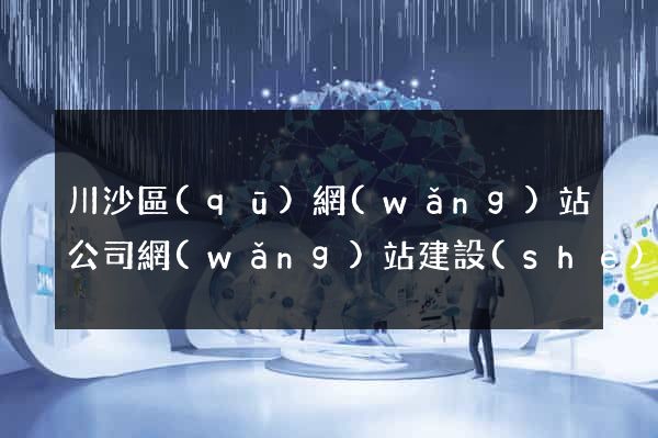 川沙區(qū)網(wǎng)站公司網(wǎng)站建設(shè)