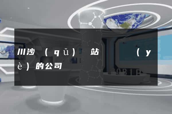 川沙區(qū)網站設計專業(yè)的公司