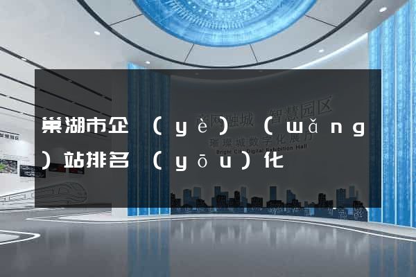 巢湖市企業(yè)網(wǎng)站排名優(yōu)化