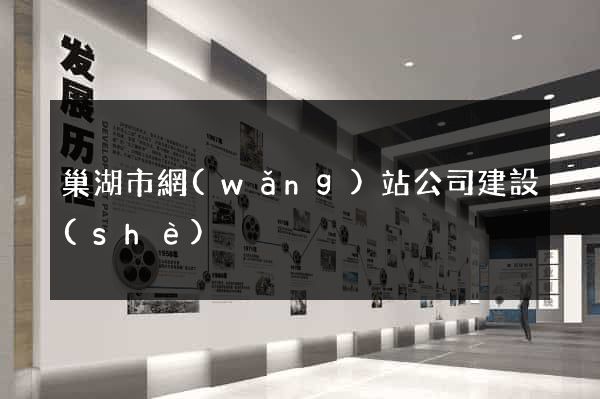 巢湖市網(wǎng)站公司建設(shè)