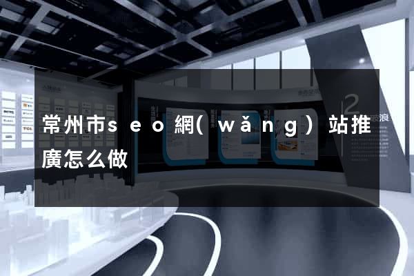常州市seo網(wǎng)站推廣怎么做