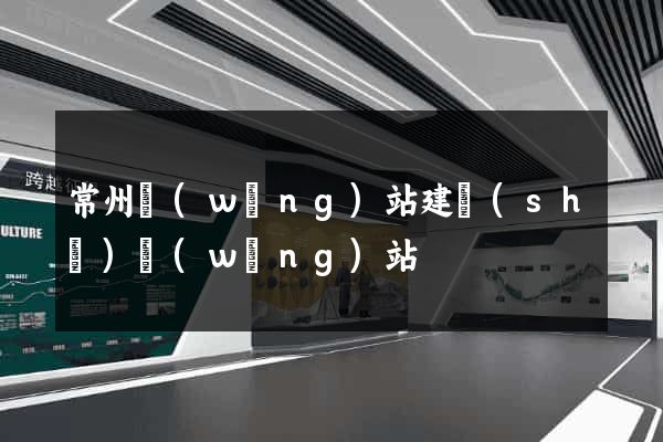 常州網(wǎng)站建設(shè)網(wǎng)站