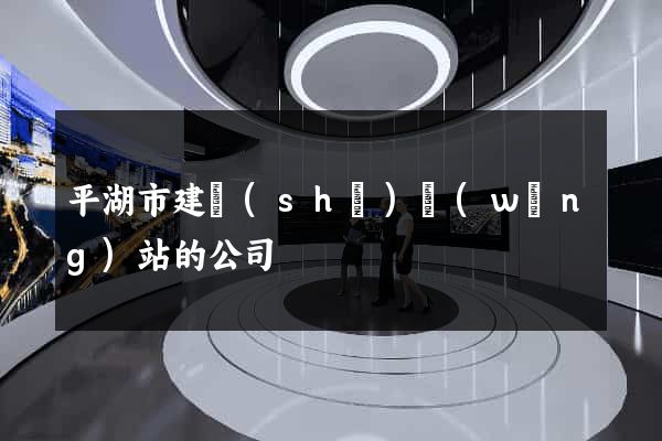 平湖市建設(shè)網(wǎng)站的公司