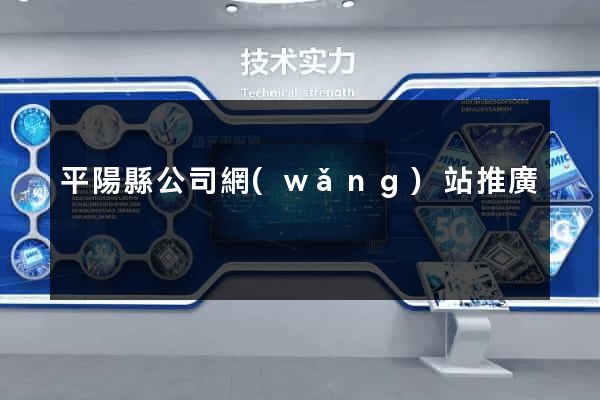 平陽縣公司網(wǎng)站推廣