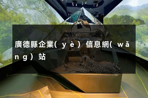 廣德縣企業(yè)信息網(wǎng)站