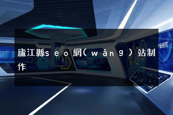 廬江縣seo網(wǎng)站制作