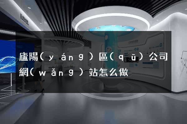 廬陽(yáng)區(qū)公司網(wǎng)站怎么做