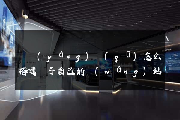 廬陽(yáng)區(qū)怎么搭建屬于自己的網(wǎng)站