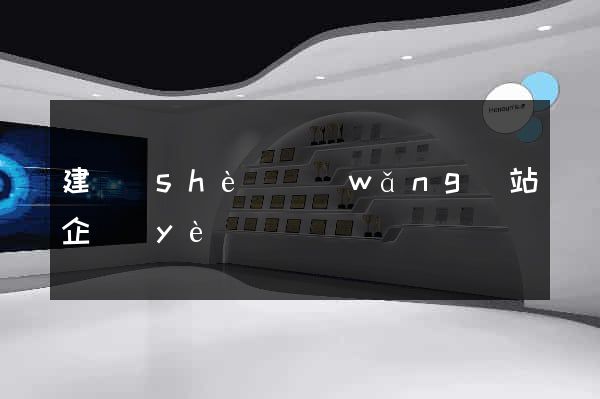 建設(shè)網(wǎng)站企業(yè)