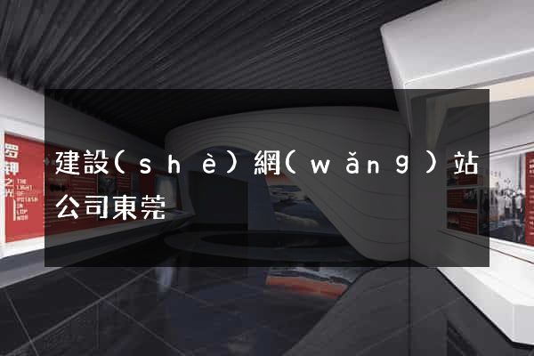 建設(shè)網(wǎng)站公司東莞