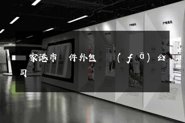 張家港市軟件外包開發(fā)公司
