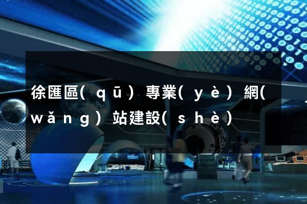 徐匯區(qū)專業(yè)網(wǎng)站建設(shè)