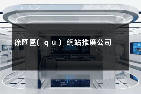 徐匯區(qū)網站推廣公司