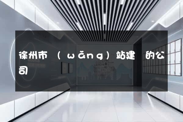 徐州市網(wǎng)站建設的公司
