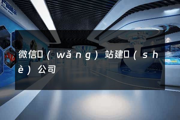微信網(wǎng)站建設(shè)公司