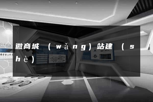 微商城網(wǎng)站建設(shè)