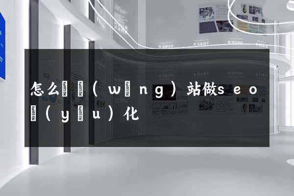 怎么給網(wǎng)站做seo優(yōu)化