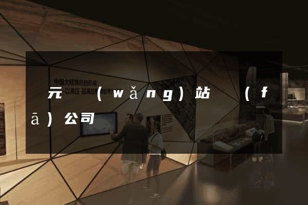 慶元縣網(wǎng)站開發(fā)公司