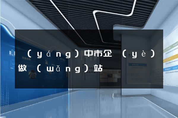 揚(yáng)中市企業(yè)做網(wǎng)站