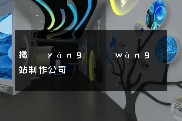 揭陽(yáng)網(wǎng)站制作公司