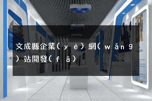 文成縣企業(yè)網(wǎng)站開發(fā)
