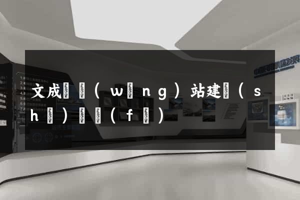 文成縣網(wǎng)站建設(shè)開發(fā)