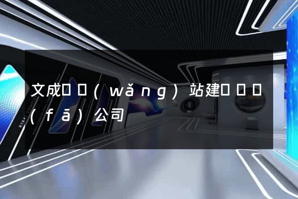 文成縣網(wǎng)站建設開發(fā)公司
