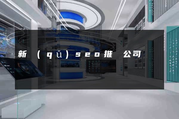 新區(qū)seo推廣公司