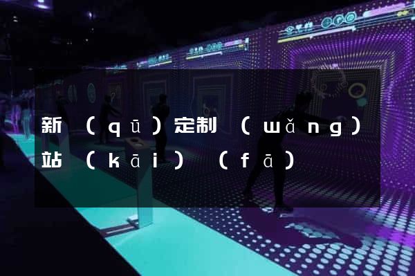 新區(qū)定制網(wǎng)站開(kāi)發(fā)