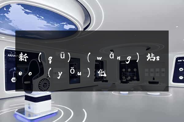 新區(qū)網(wǎng)站seo優(yōu)化