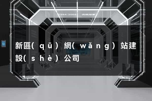新區(qū)網(wǎng)站建設(shè)公司
