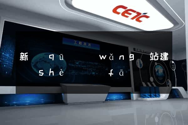 新區(qū)網(wǎng)站建設(shè)開發(fā)