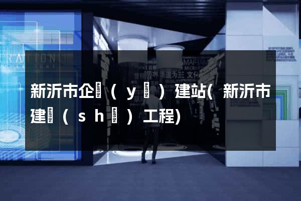 新沂市企業(yè)建站(新沂市建設(shè)工程)