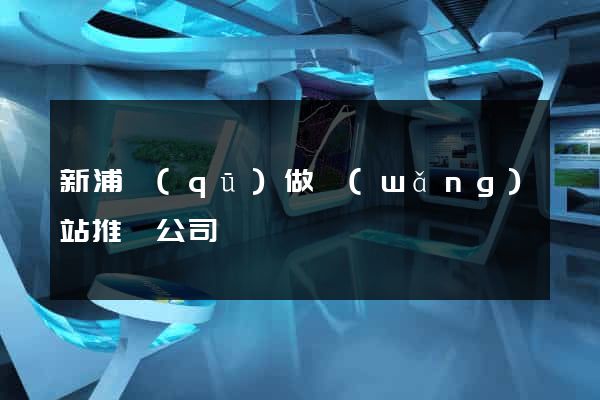 新浦區(qū)做網(wǎng)站推廣公司