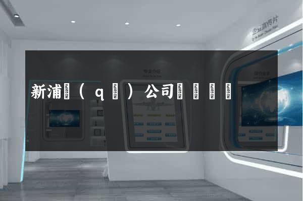 新浦區(qū)公司網頁設計