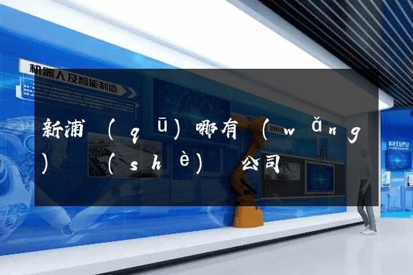 新浦區(qū)哪有網(wǎng)頁設(shè)計公司