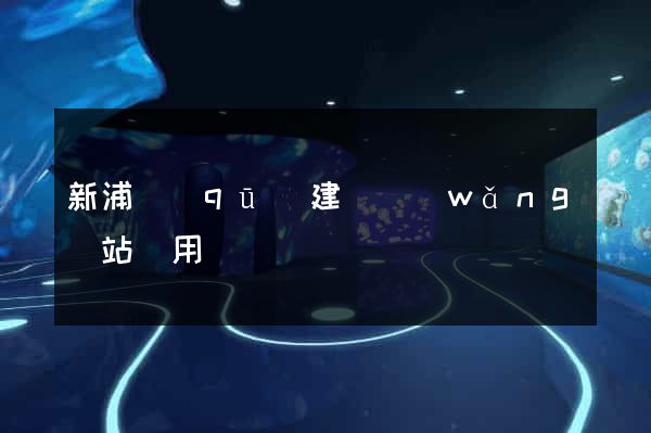 新浦區(qū)建個網(wǎng)站費用