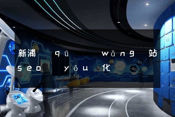 新浦區(qū)網(wǎng)站seo優(yōu)化