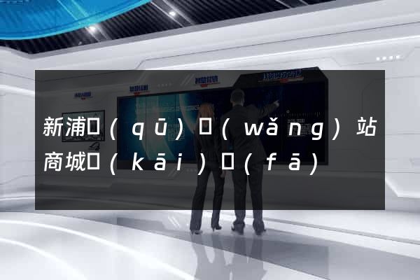 新浦區(qū)網(wǎng)站商城開(kāi)發(fā)