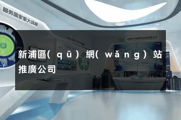 新浦區(qū)網(wǎng)站推廣公司
