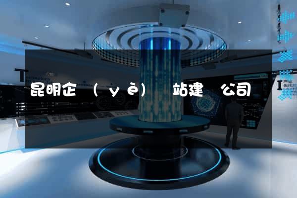 昆明企業(yè)網站建設公司