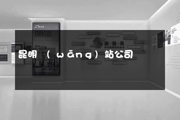 昆明網(wǎng)站公司