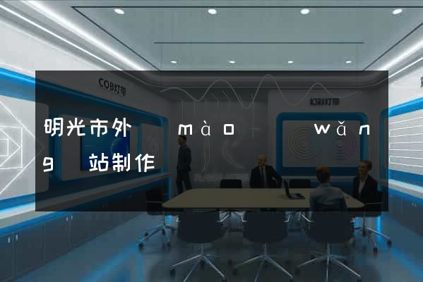 明光市外貿(mào)網(wǎng)站制作