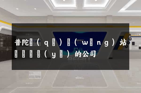 普陀區(qū)網(wǎng)站設計專業(yè)的公司