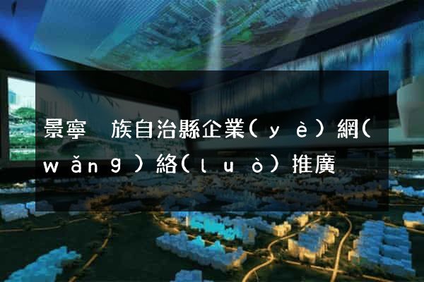 景寧畬族自治縣企業(yè)網(wǎng)絡(luò)推廣