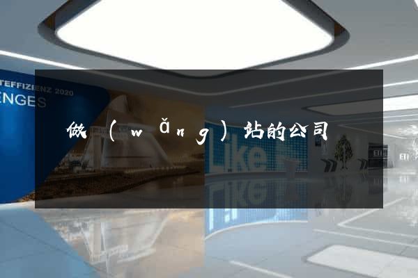 會做網(wǎng)站的公司