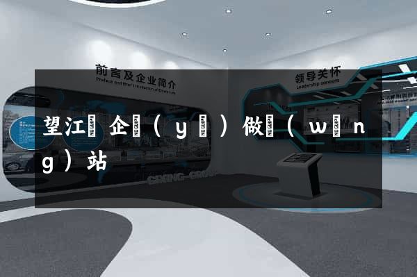 望江縣企業(yè)做網(wǎng)站